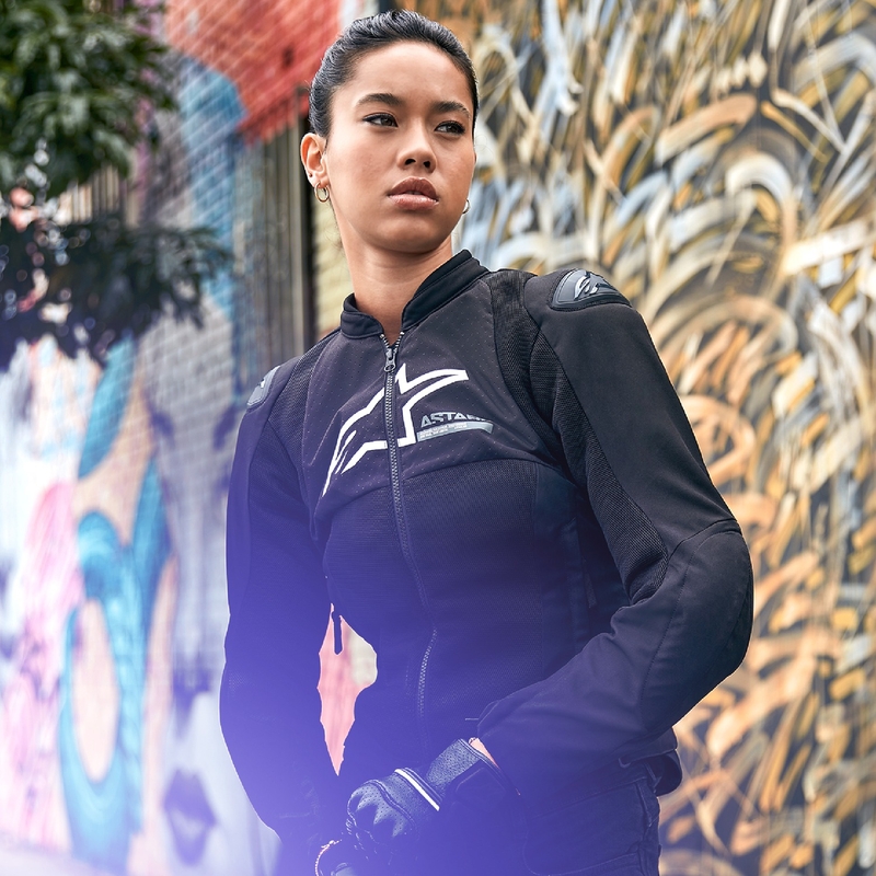 Alpinestars Stella SMX Air dames motorjack zwart