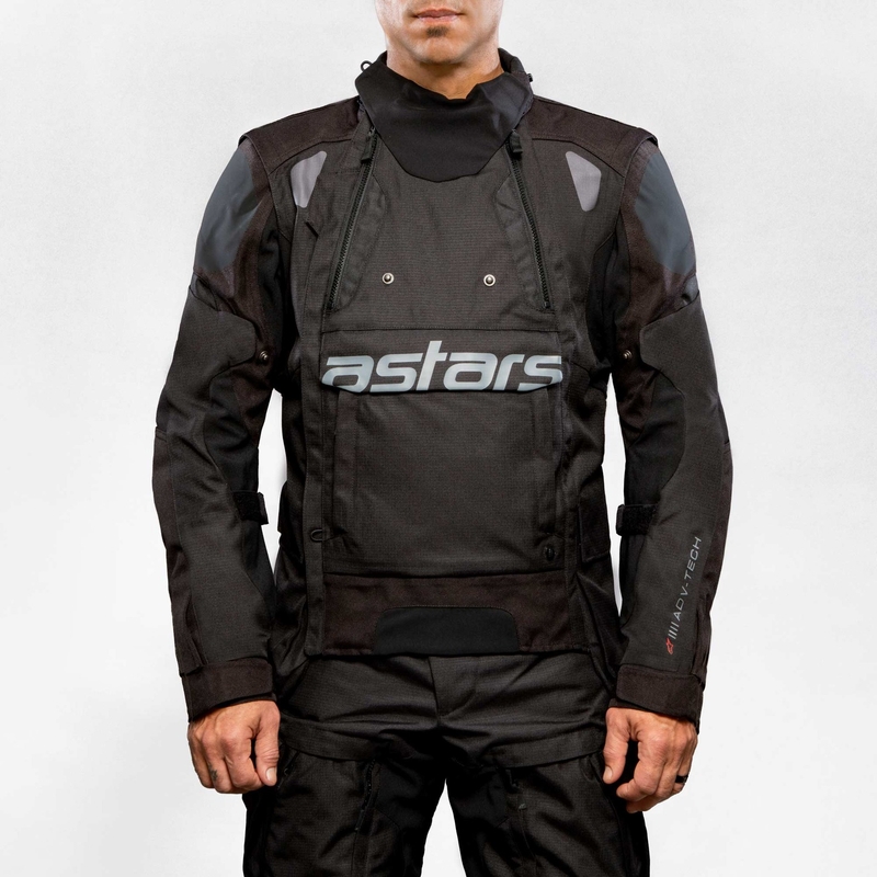 Alpinestars Halo Drystar khaki-beige-fluo gele motorjas