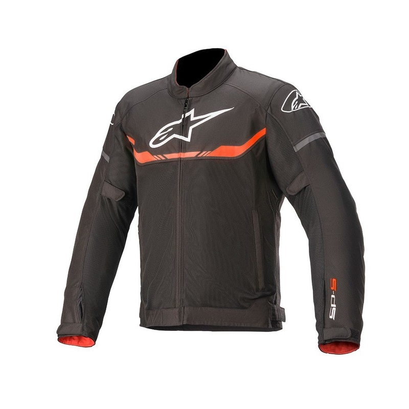 Bunda na motorku Alpinestars T-SPS Air černo-fluo červená