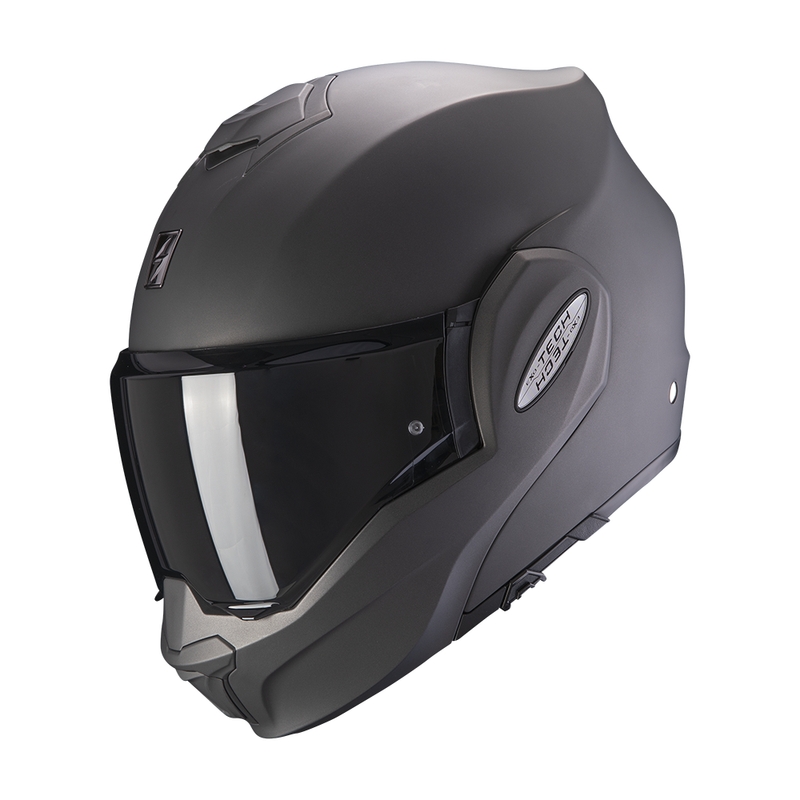 Opvouwbare motorhelm Scorpion EXO-TECH EVO Solid mat antraciet