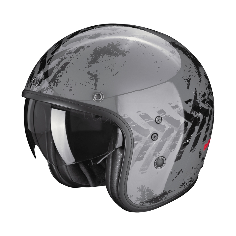 Open motorhelm Scorpion Belfast EVO NEVADA grijs-zwart