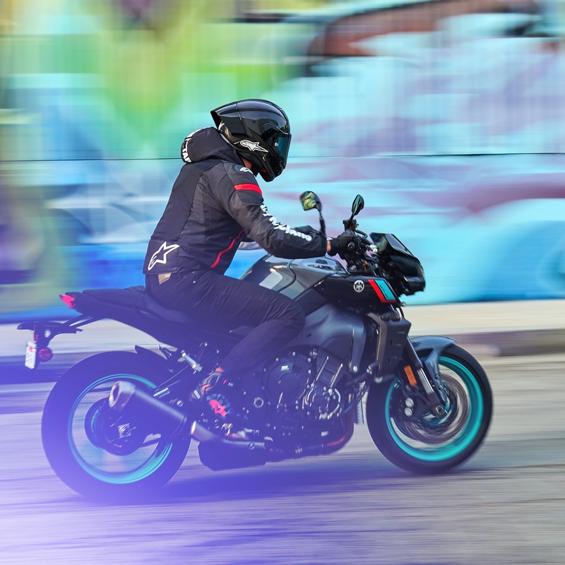 Alpinestars Zaca Air Waterdicht Motorjack Zwart-Wit-Fluorood