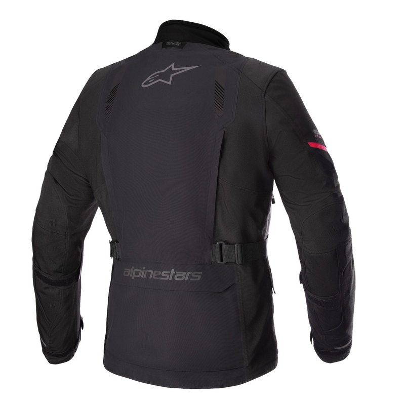 Alpinestars Monteira Drystar XF zwart met rode motorjas