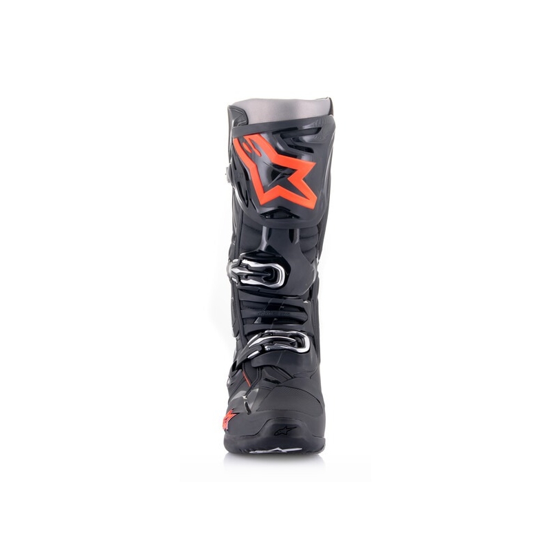 Alpinestars Tech 10 zwart-fluorood-grijs motorlaarzen