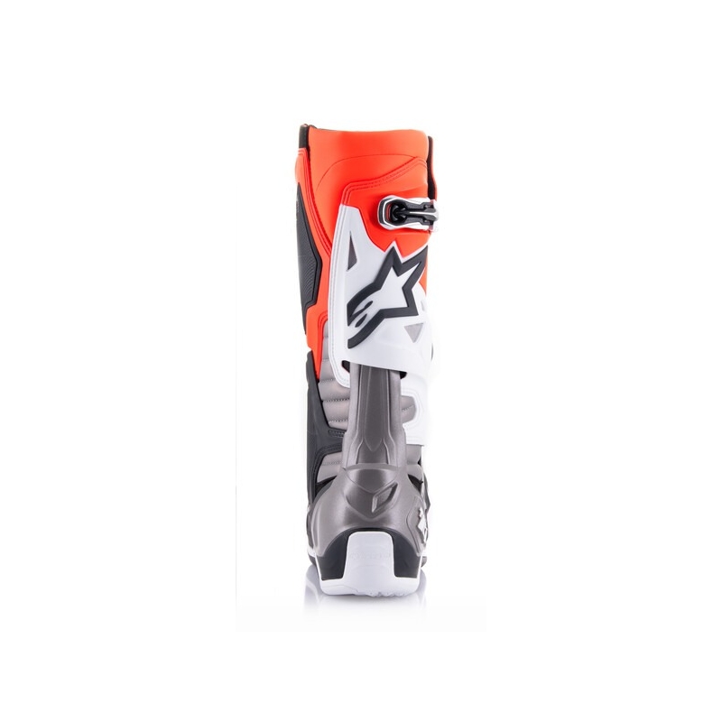 Alpinestars Tech 10 oranje-geel-paars-wit-zwarte motorlaarzen