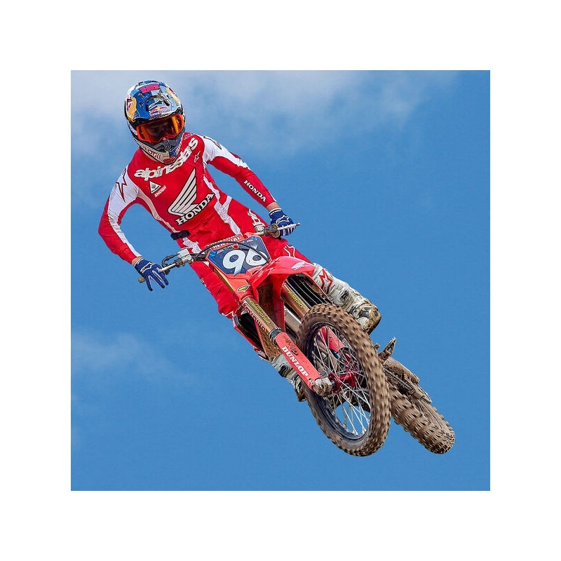 Alpinestars Tech 10 Supervented Motorfietslaarzen Geperforeerd Wit, Rood en Zwart