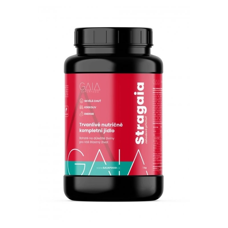 Instant voedsel GAIA Stragaia 1 kg aardbei