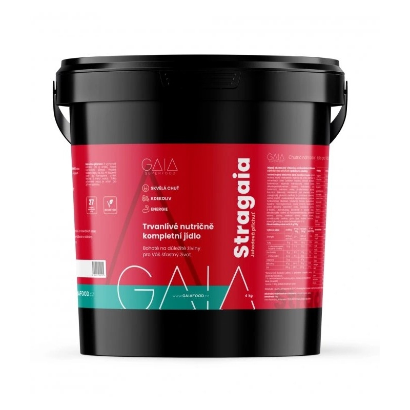 Instant voedsel GAIA Stragaia 4 kg aardbei