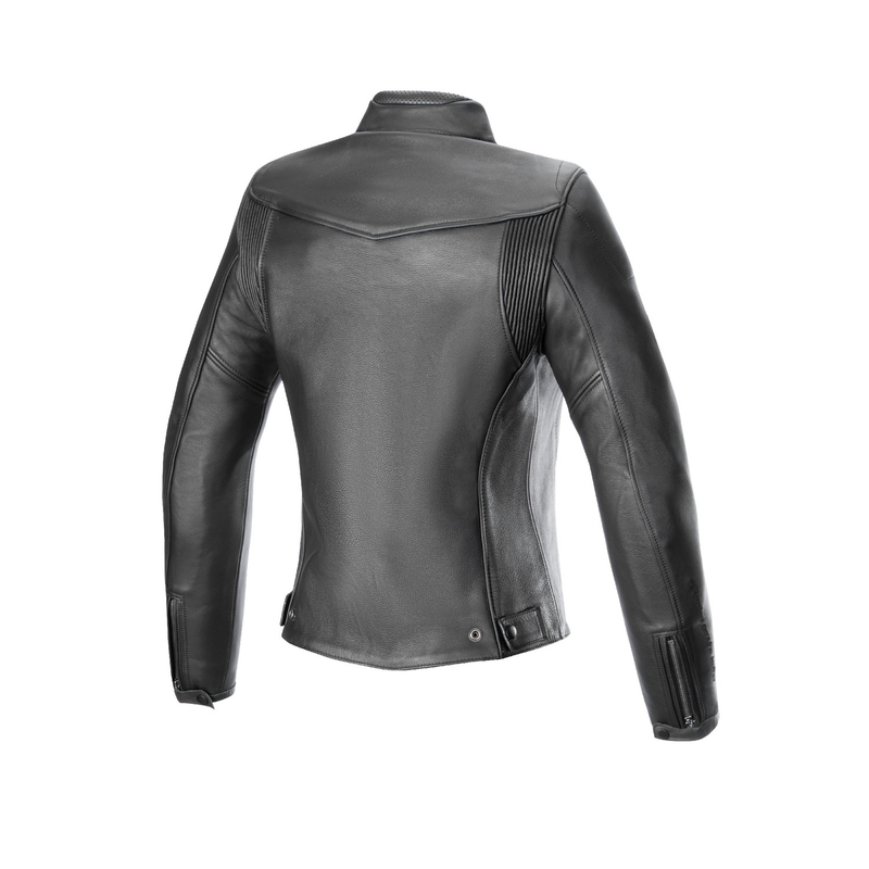 Alpinestars zwart leren motorjack voor dames