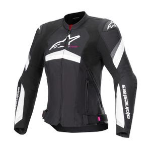 Alpinestars Stella T-GP PLUS R 4 zwart-wit motorjack voor dames