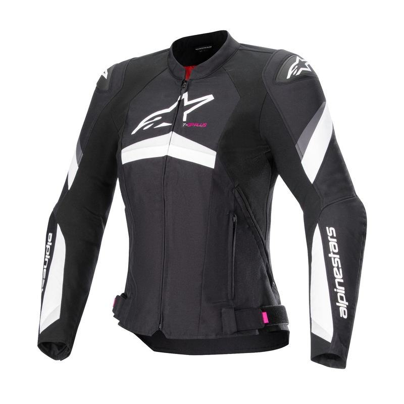 Alpinestars Stella T-GP PLUS R 4 zwart-wit motorjack voor dames