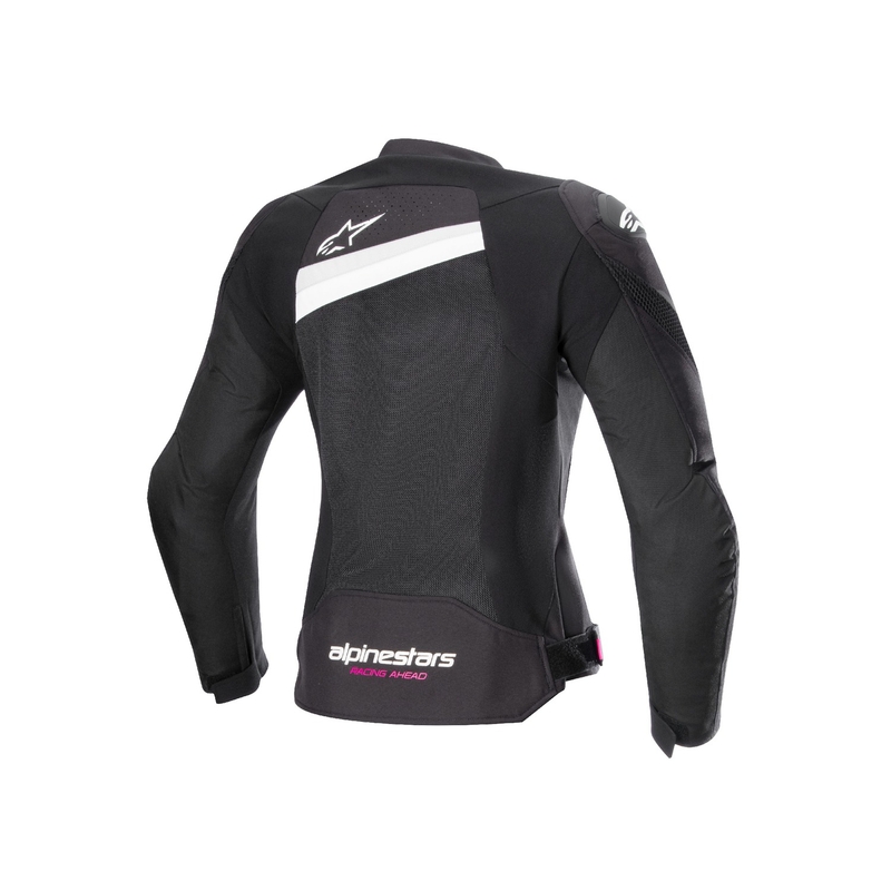 Alpinestars Stella T-GP Plus R 4 Airflow zwart-wit motorjack voor dames