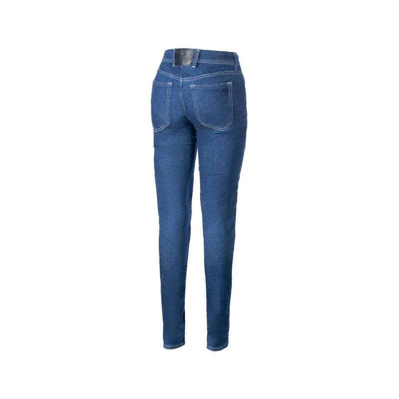 Alpinestars Daisy 3 Denim Dames Motorfiets Jeans Washed Blue