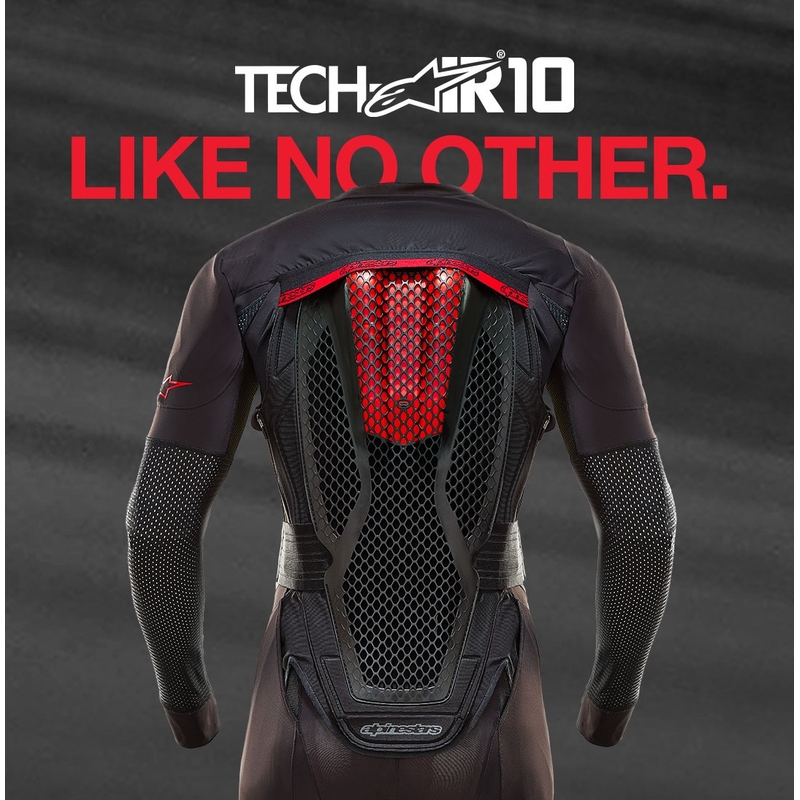 Alpinestars TECH-AIR®10 airbagsysteem zwart-rood-grijs