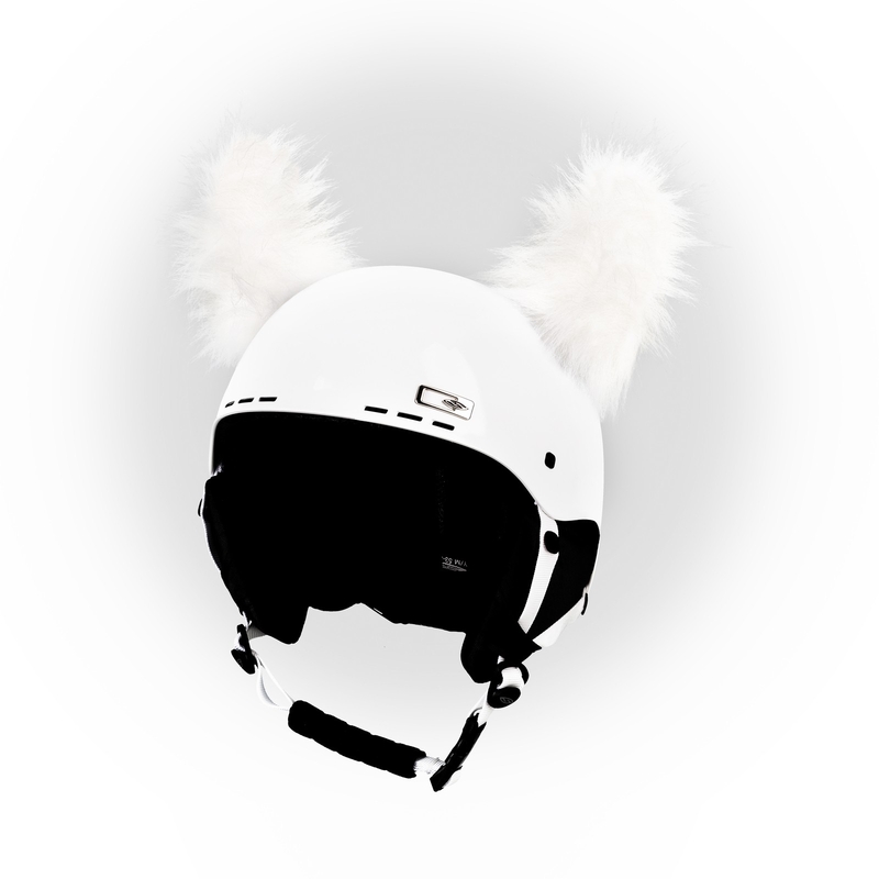 Yeti helm oren wit
