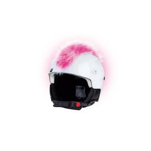 Helm oren Chiro roze en wit