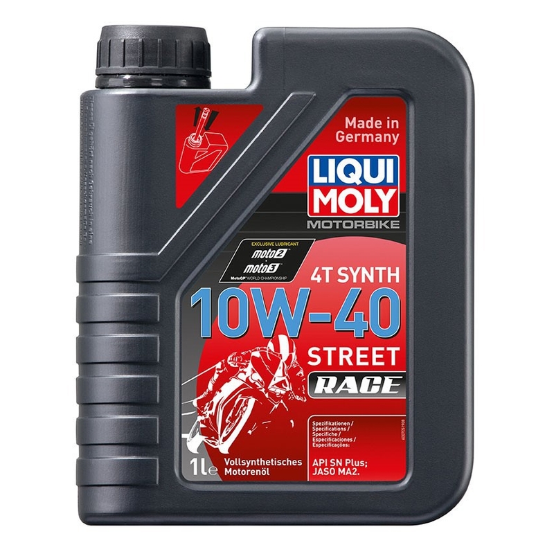 LIQUI MOLY Motorfiets 4T 10W40 Straatrace 1 l synthetische motorolie