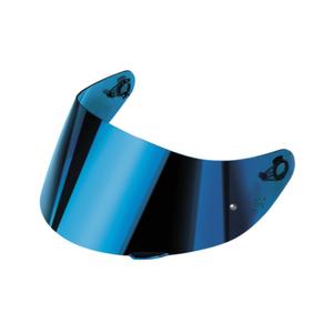Plexi KDS-F-03 voor Scorpion EXO-GT SP AIR helmen blauwe spiegel