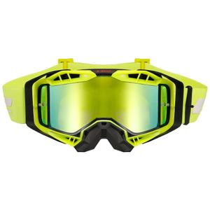 Motorcrossbril LS2 Aura PRO zwart-geel iridium plexi