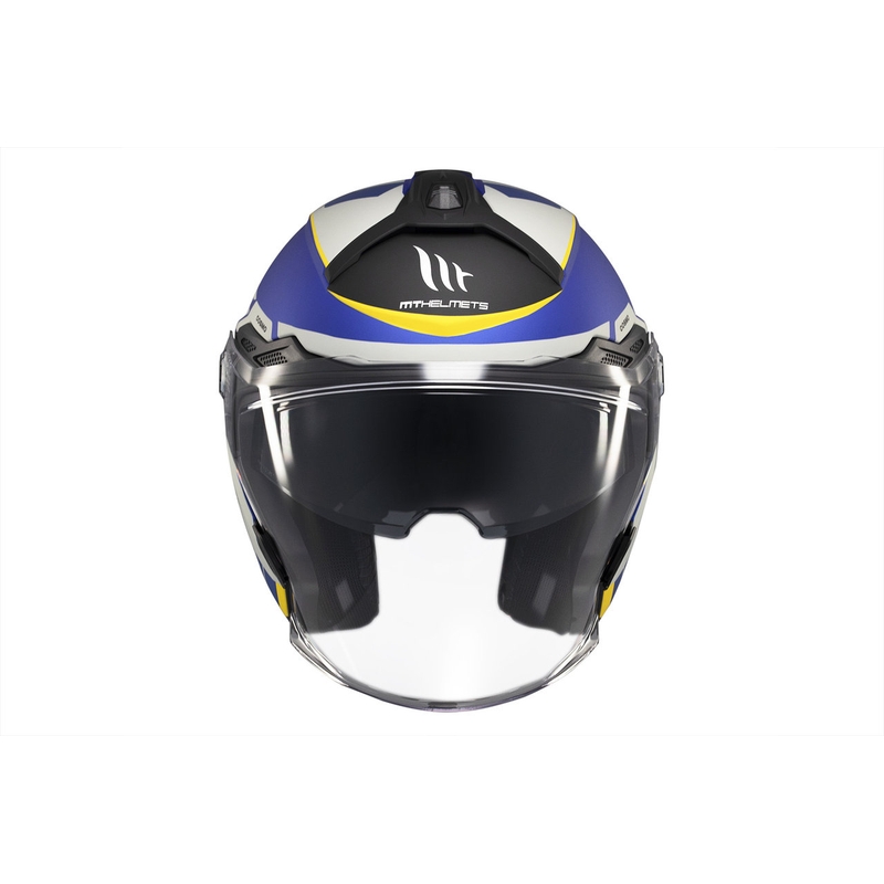 MT Cosmo SV Cruiser open helm mat blauw-zwart-grijs