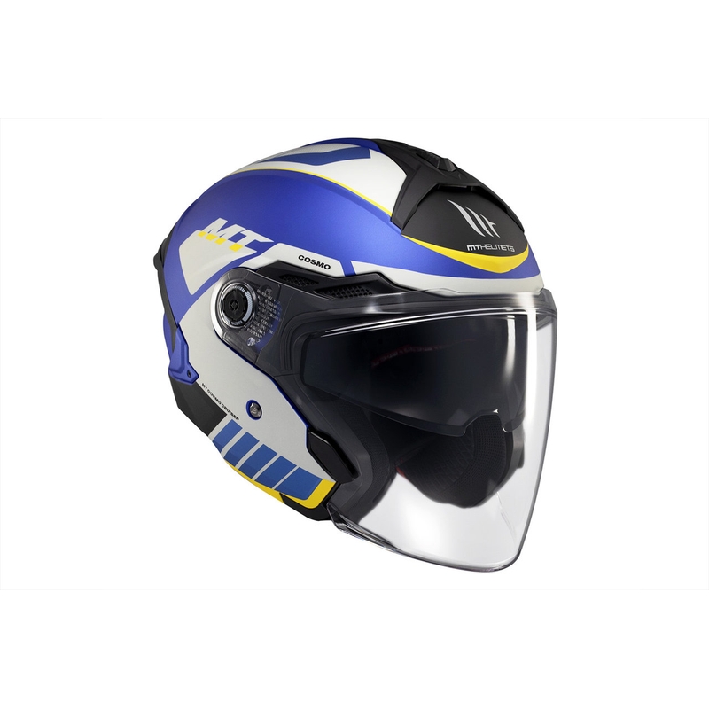 MT Cosmo SV Cruiser open helm mat blauw-zwart-grijs