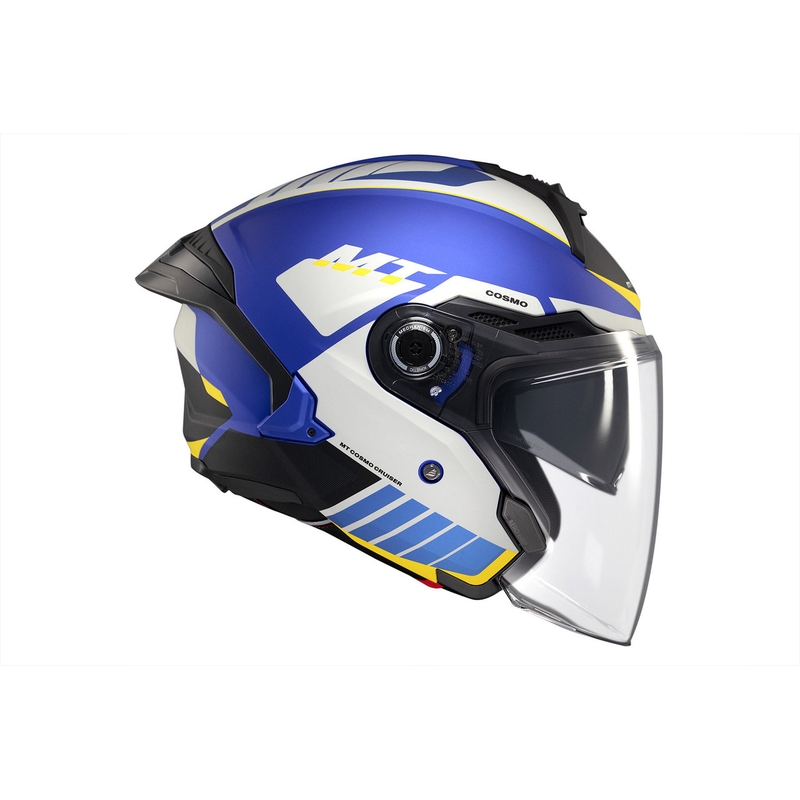 MT Cosmo SV Cruiser open helm mat blauw-zwart-grijs