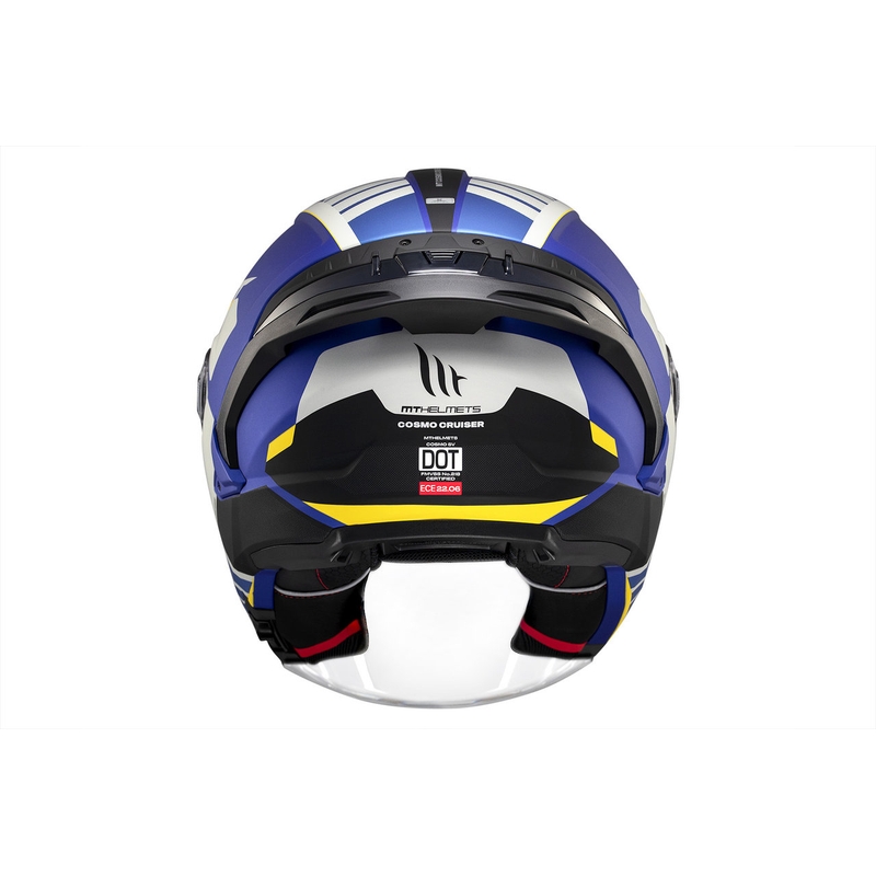 MT Cosmo SV Cruiser open helm mat blauw-zwart-grijs