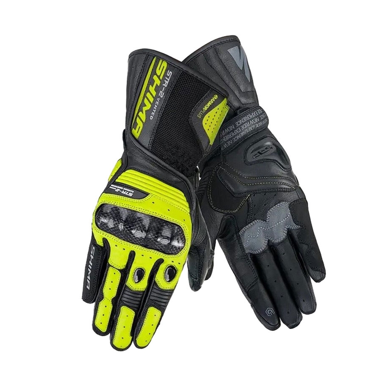 Motorhandschoenen Shima STR-2 Vent fluo geel