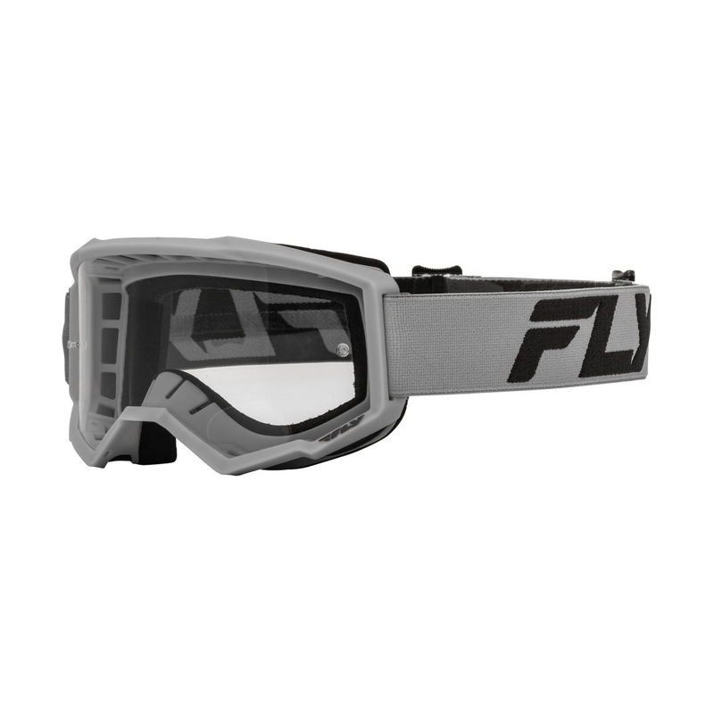 Motorcrossbril FLY Racing Focus zilver-zwart