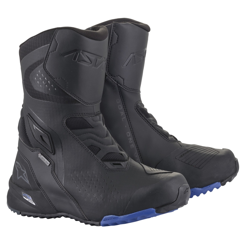 Alpinestars RT-8 GORE-TEX zwart-blauwe motorlaarzen
