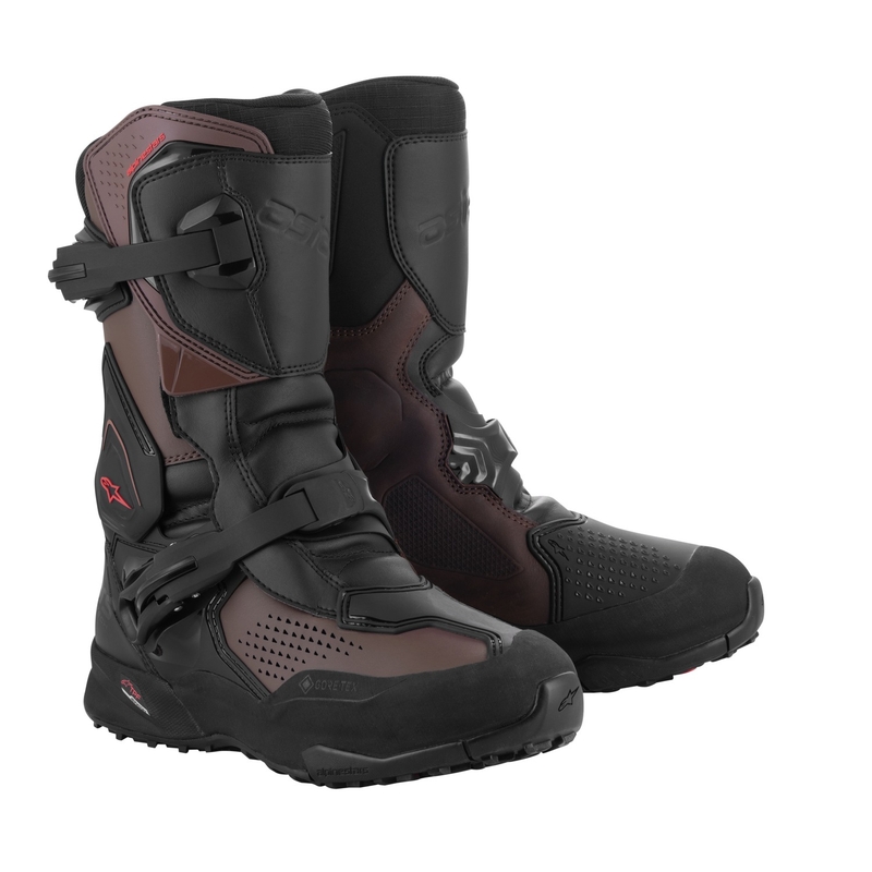 Alpinestars XT-8 GORE-TEX zwarte en bruine motorlaarzen
