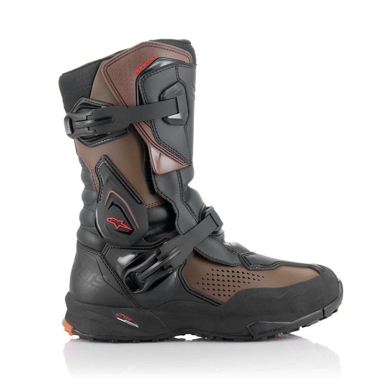 Alpinestars XT-8 GORE-TEX zwarte en bruine motorlaarzen