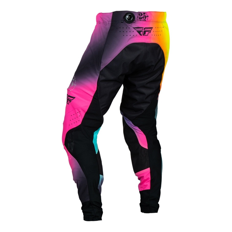 Motorcrossbroek FLY Racing Lite Le Legacy roze-blauw-zwart