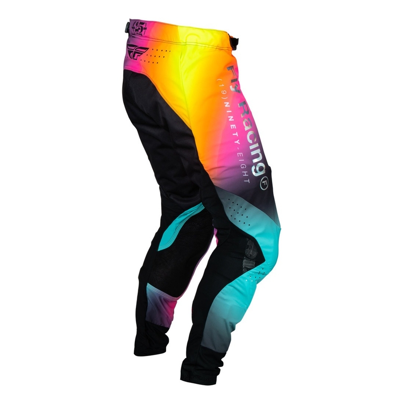 Motorcrossbroek FLY Racing Lite Le Legacy roze-blauw-zwart