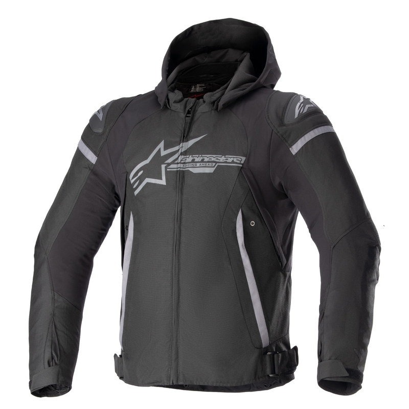 Alpinestars Zaca Waterdicht Motorjack Zwart-Donkergrijs