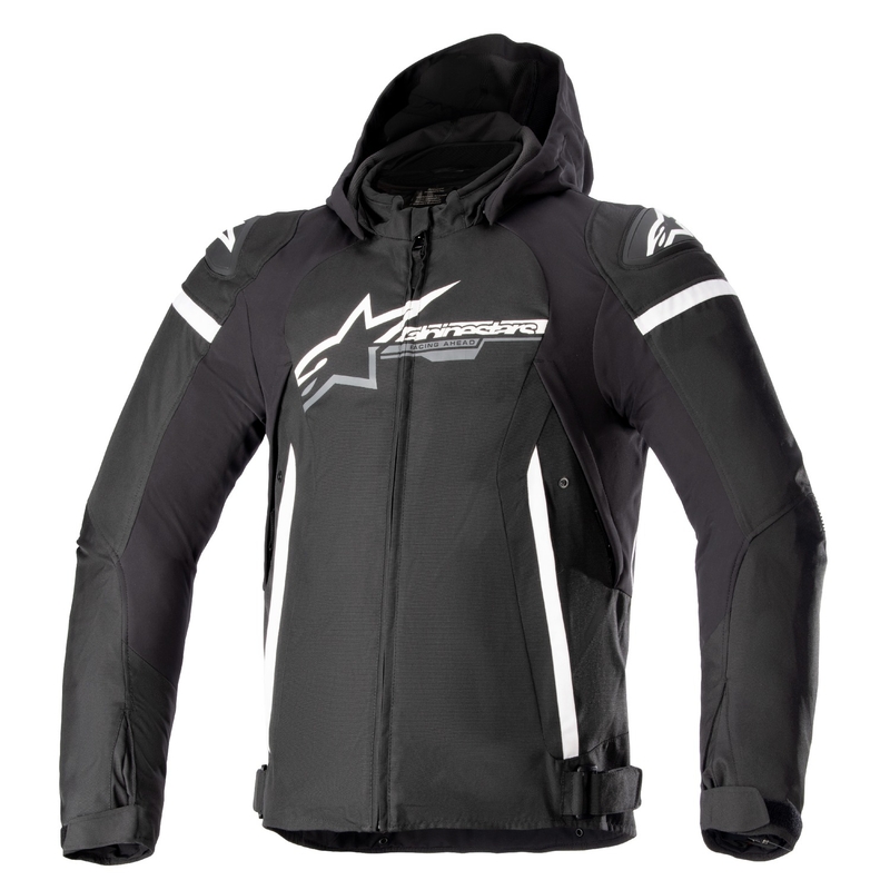 Alpinestars Zaca Waterdicht Zwart Wit Motorjack