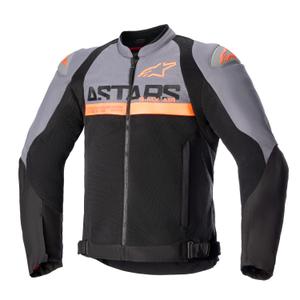 Alpinestars SMX Air donkergrijs-zwart-fluoranje motorjas