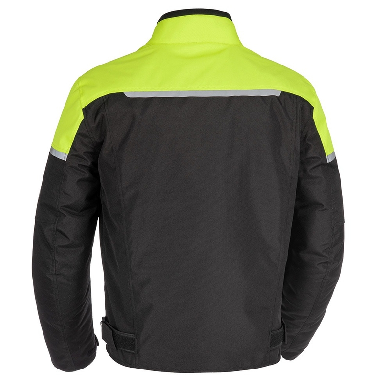 Oxford Spartan Short WP zwart-fluo gele motorjas