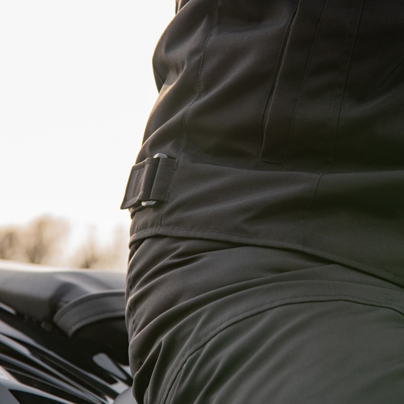 Oxford Spartan Short WP zwart-fluo gele motorjas