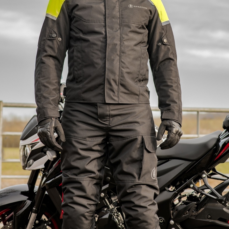 Oxford Spartan WP verlengde motorbroek zwart