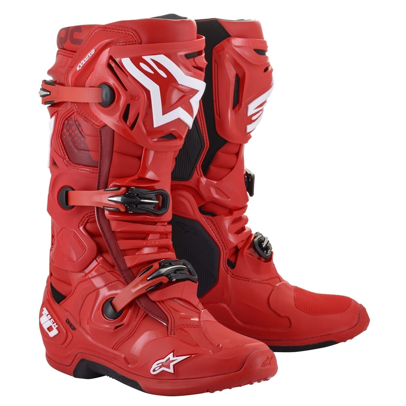 Alpinestars Tech 10 motorlaarzen rood