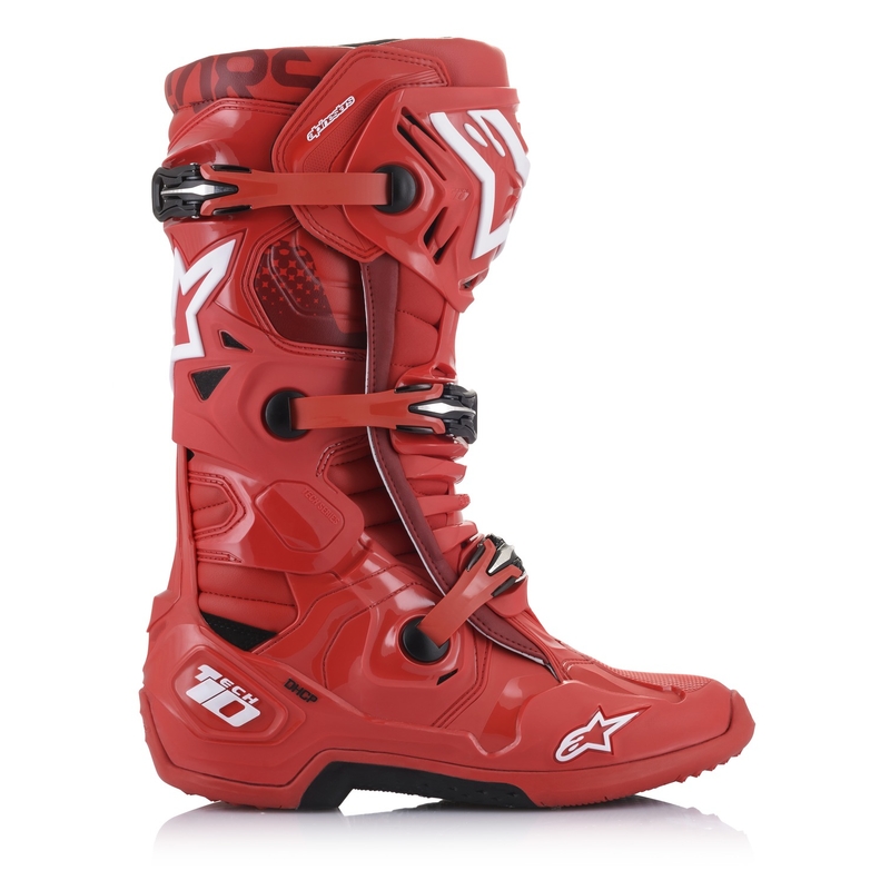 Alpinestars Tech 10 motorlaarzen rood