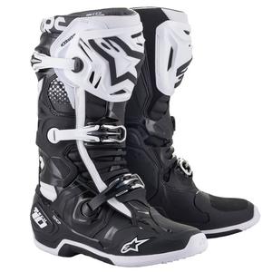 Alpinestars Tech 10 zwart-witte motorlaarzen