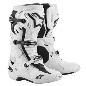 Alpinestars Tech 10 Supervented Motorfietslaarzen Geperforeerd Wit