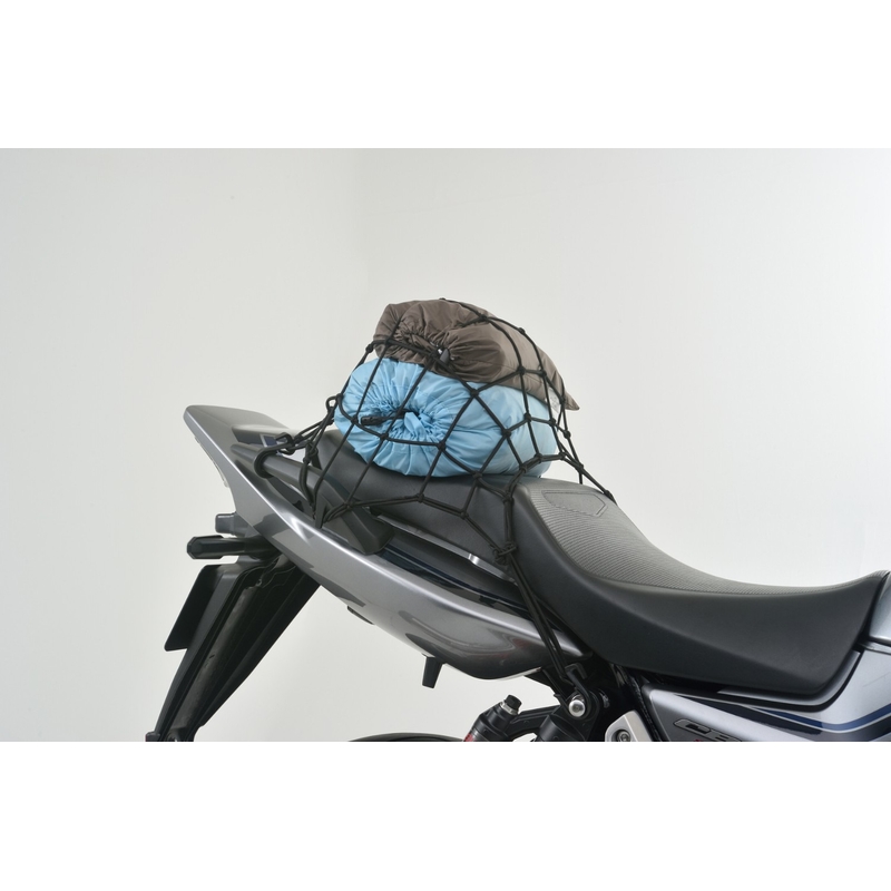 Flexibel bagagenet voor motorfiets met kunststof haken Daytona 30 x 30 cm zwart