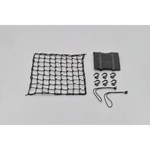 Flexibel bagagenet voor motorfiets met kunststof haken Daytona 40 x 40 cm zwart