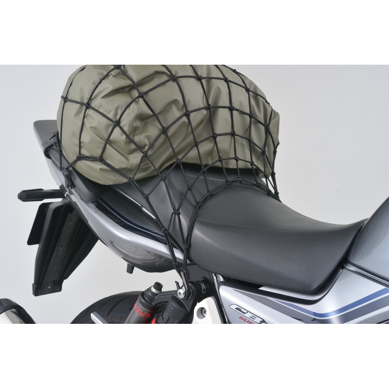 Flexibel bagagenet voor motorfiets met kunststof haken Daytona 40 x 40 cm zwart