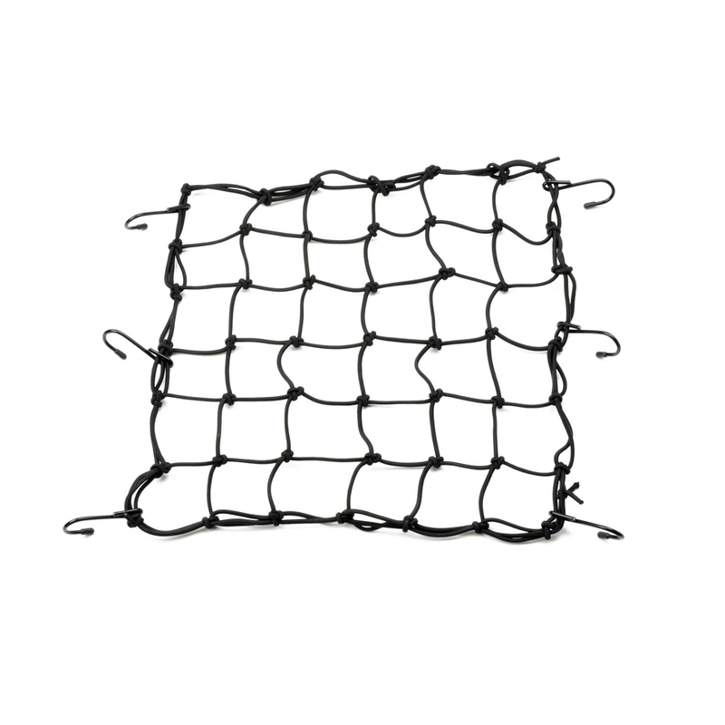 Flexibel bagagenet voor motorfiets met metalen haken Daytona 40 x 40 cm zwart