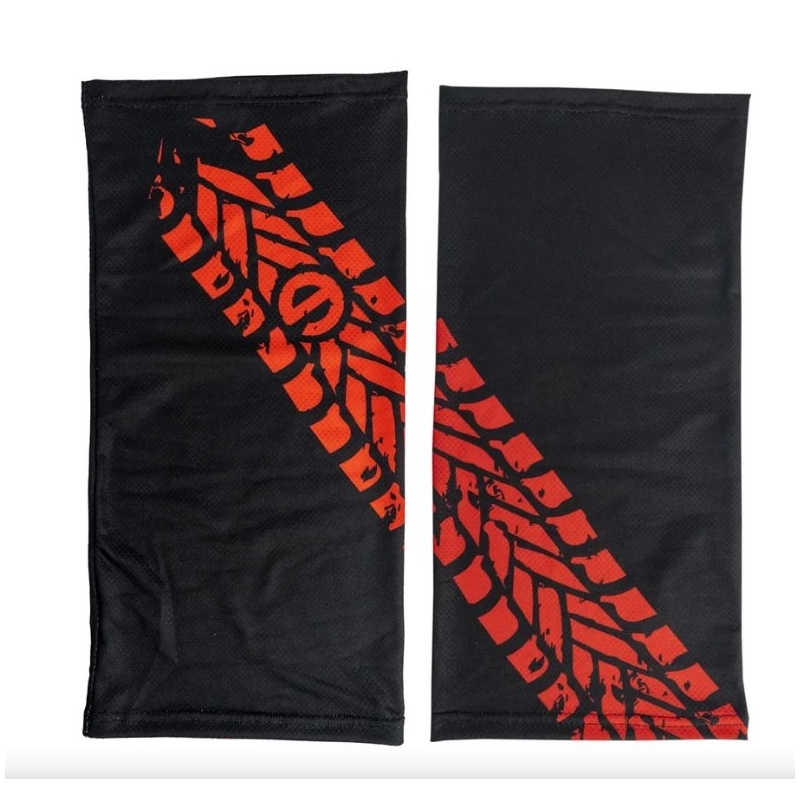 Multifunctionele nekwarmer nanosilver® Moto Stopa rood