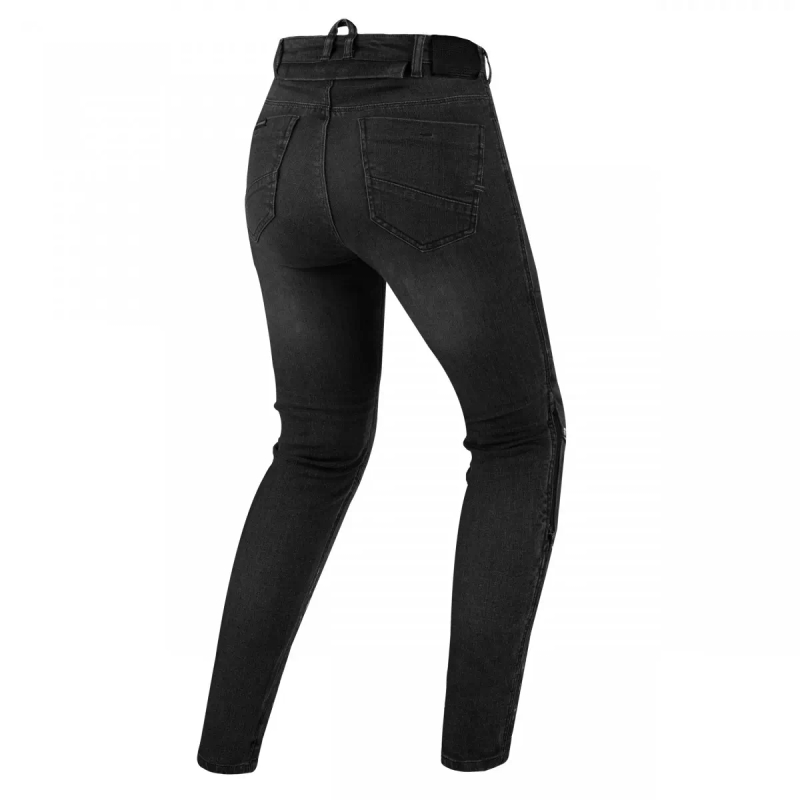 Dames motorjeans Shima Metro zwart
